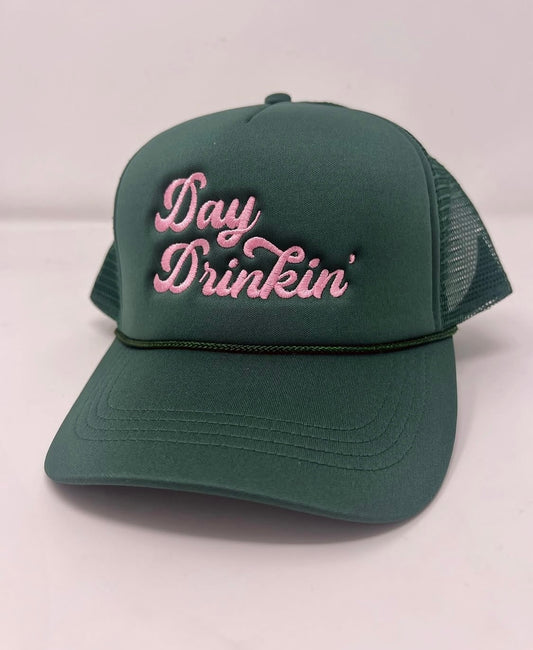 Day Drinkin' - Green Trucker hat