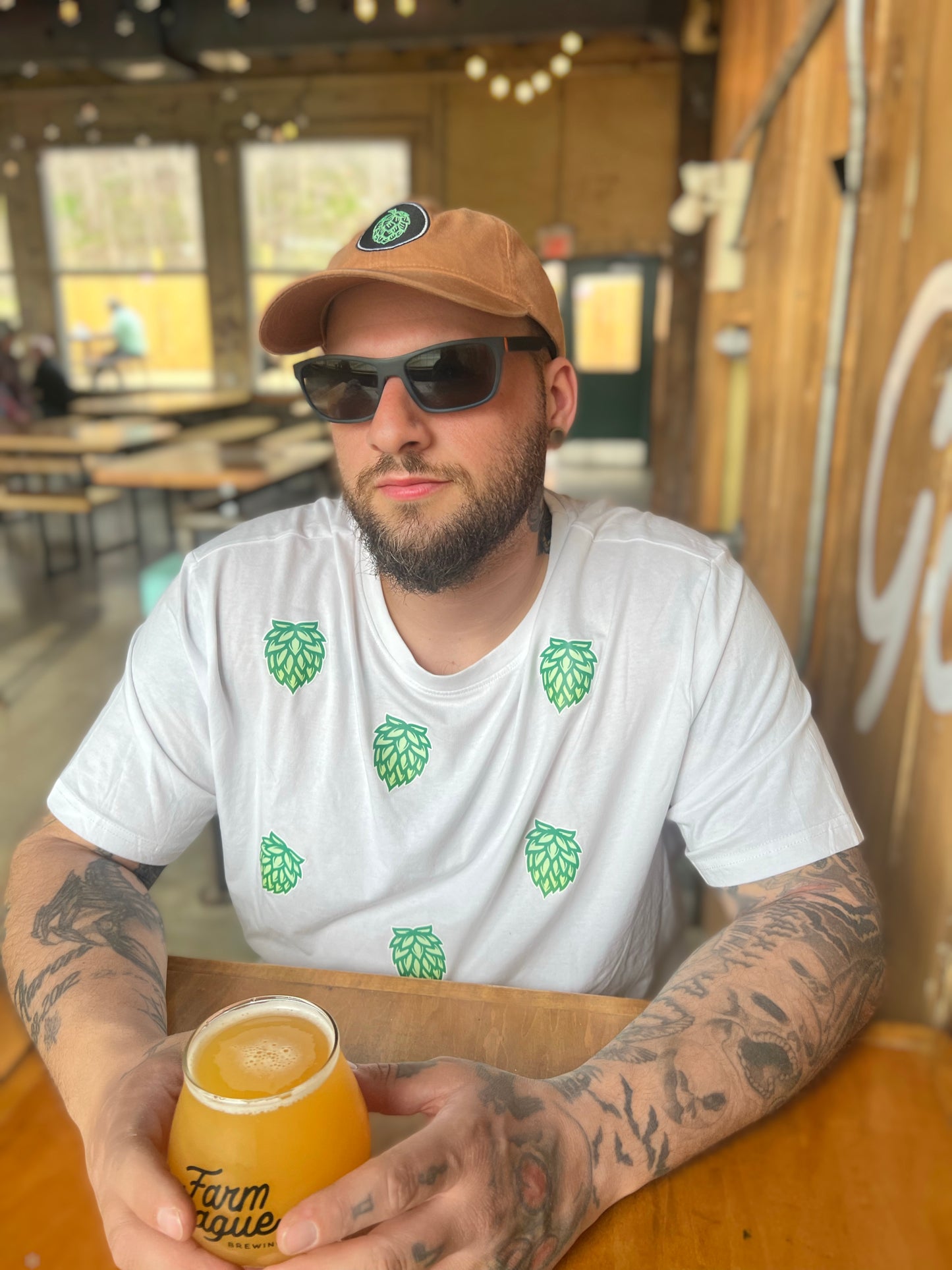 Green Hop Dad Hat